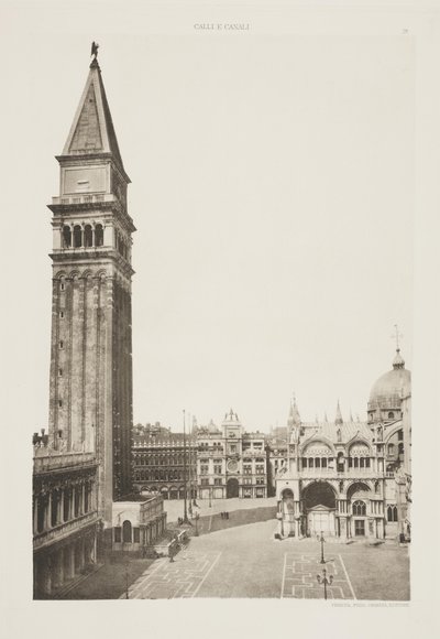Campanile der Markusbasilika von Ferdinando Ongania