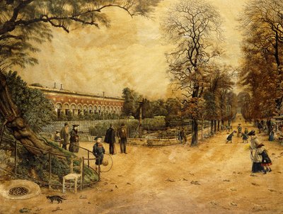 Die Gärten des Luxemburg, Paris, 1904 von Fernand Auguste Besnier