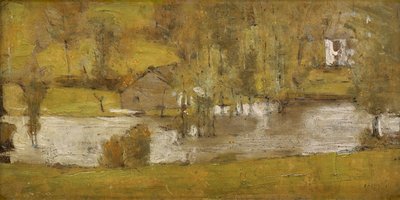 A Fosset; La Crue, 1881 von Fernand Khnopff