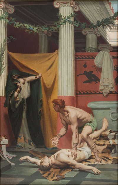 Der Tod des Kaisers Commodus von Fernand Pelez