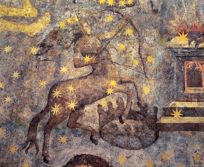 Kuppel des Tierkreises, Zentaur, 1485 von Fernando Gallego