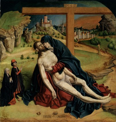 Pietà, 1465-1470 von Fernando Gallego