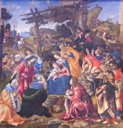 Anbetung der Heiligen Drei Könige von Filippino Lippi