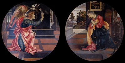 Die Verkündigung, 1483-1484 von Filippino Lippi