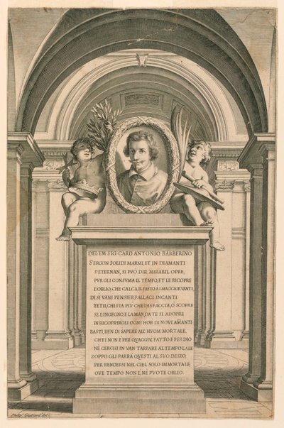 Porträt von Kardinal Antonio Barberino von Filippo Gagliardi