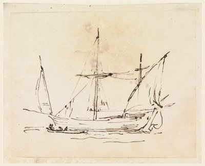 Ein Segelschiff von Filippo Marchionni