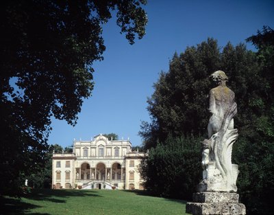 Ansicht der Villa Mansi von Filippo or Juvara Juvarra