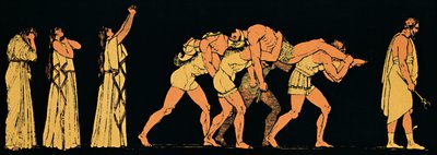 Die toten Brüder, 1880 von Flaxman
