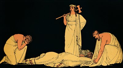 Der Mord an Agamemnon von Flaxman