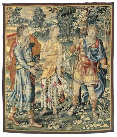 Biblischer Wandteppich, Brüssel, Mitte des 16. Jahrhunderts von Flemish School