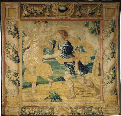Brüsseler mythologischer Wandteppich, Mitte des 17. Jahrhunderts von Flemish School