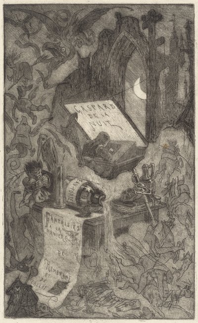 Gaspard in der Nacht von Félicien Rops