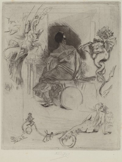 Die letzte Maja von Félicien Rops