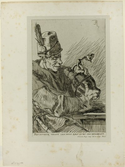 Der Trinker von Félicien Rops