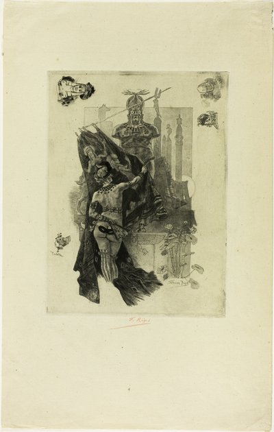Die Bescheidenheit von Sodom von Félicien Rops