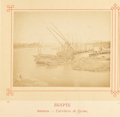 Assuan - Steinbrüche von Syene von Félix Bonfils