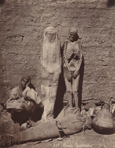 Ägyptische Mumien von Félix Bonfils