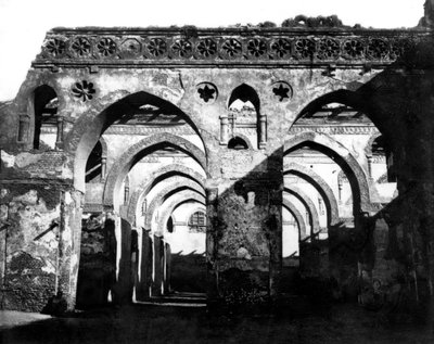 Moschee-Ruine, Kairo, Ägypten von Félix Bonfils