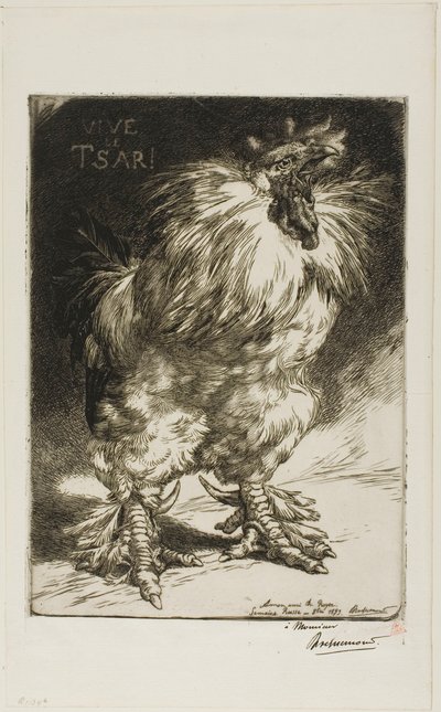 Es lebe der Zar! von Félix Henri Bracquemond