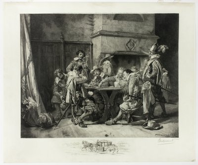 Partie perdue von Félix Henri Bracquemond