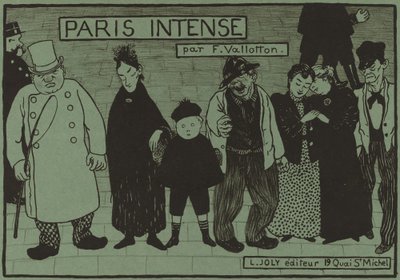 Albumcover für "Paris Intense" von Félix Vallotton