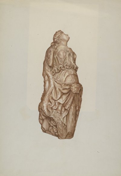 Galionsfigur von Flora Merchant