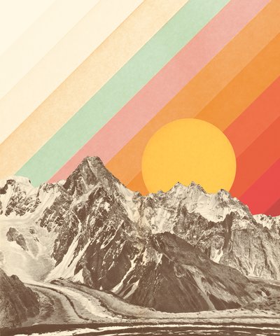 Berglandschaft 1 von Florent Bodart