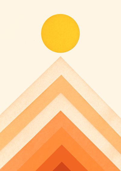 Berglandschaft 3 von Florent Bodart