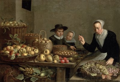 Obststand von Floris Gerritsz van Schooten