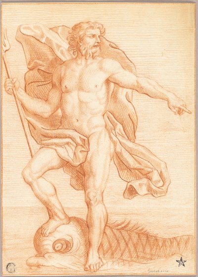 Neptun von Follower of Charles Le Brun