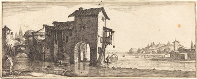 Die Wassermühle von Follower of Jacques Callot