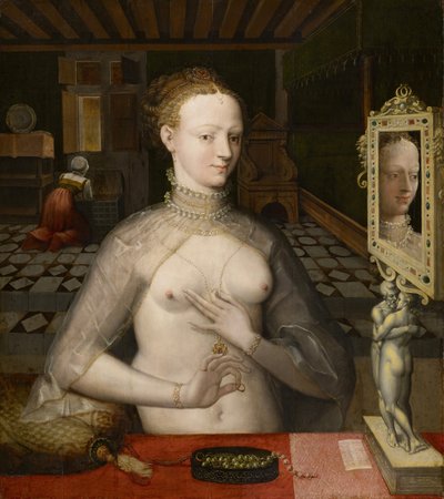 Porträt einer Dame von Fontainebleau School