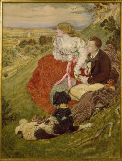 Byrons Traum von Ford Madox Brown
