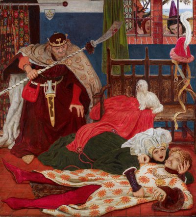 Tod von Sir Tristram, ca. 1864 von Ford Madox Brown