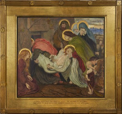 Die Grablegung von Ford Madox Brown