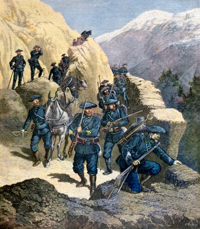 Alpenjäger, 1891 von Fortuné Méaulle