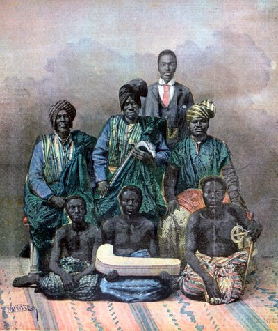 König Behanzin von Dahomey, 1893 von Fortuné Méaulle