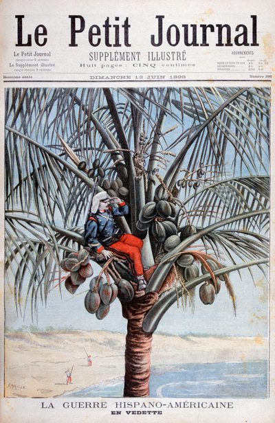 Spanischer Ausguck, Spanisch-Amerikanischer Krieg von Fortuné Méaulle