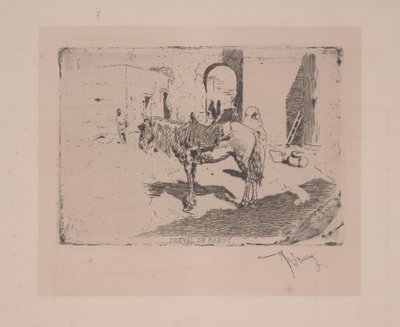 Marokkanisches Pferd von Fortuny y Carbó