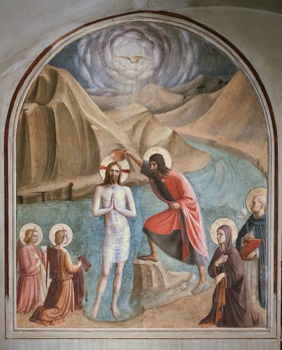 Taufe Christi von Fra  Angelico