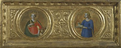Heilige Katharina von Alexandria und Heilige Agnes von Fra Angelico