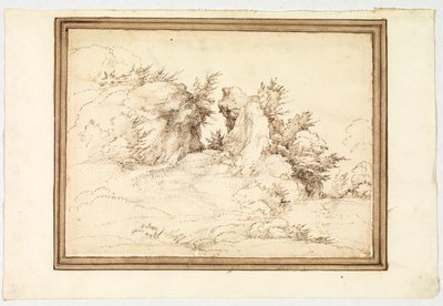 Pfad zwischen Felsen von Fra Bartolomeo