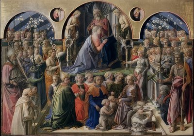 Die Krönung der Jungfrau von Fra Filippo Lippi