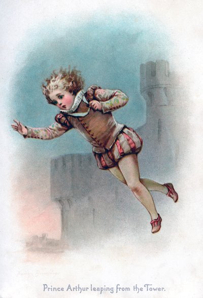 Prinz Arthur springt vom Turm, 1897 von Frances Brundage
