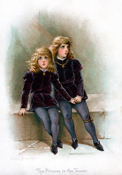 Die Prinzen im Turm, 1897 von Frances Brundage