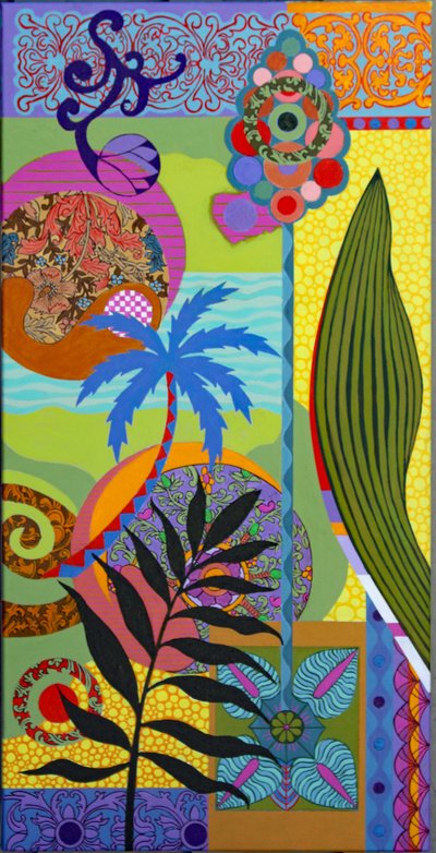 Blaue Palme von Frances Ferdinands