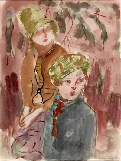 Junge und Mädchen von Frances Hodgkins