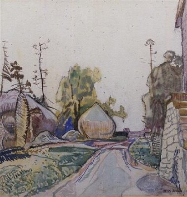 Der Heuschober von Frances Hodgkins