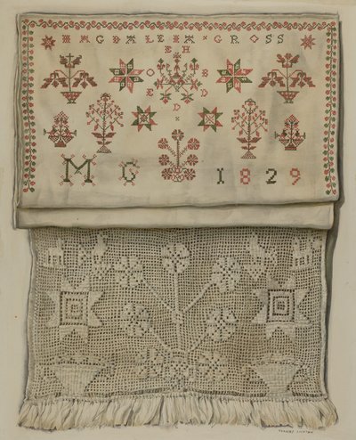 1829 Show-Handtuch von Frances Lichten