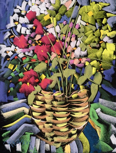 Deco-Blumen von Frances Treanor